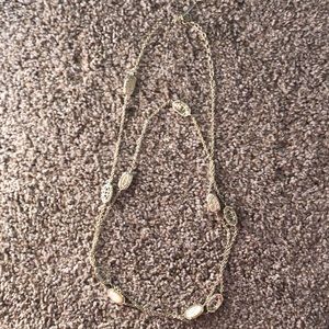 Kendra Scott Elisa customized Elisa gold necklaces